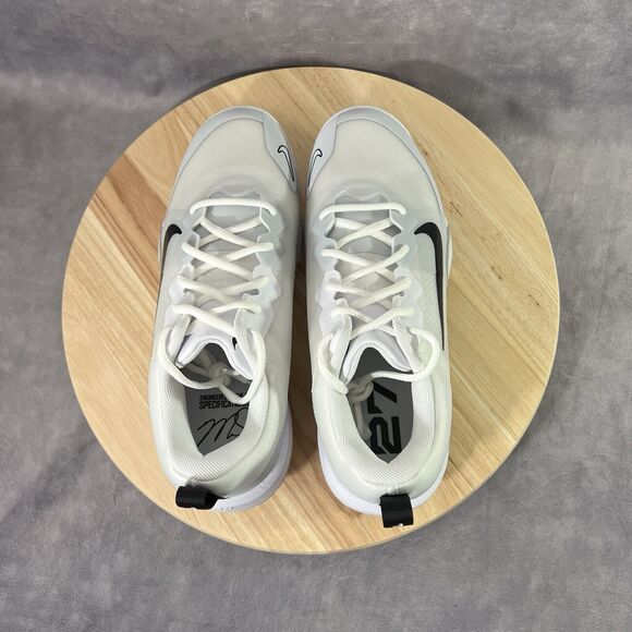 Nike Baseball Cleats Force Zoom Trout 9 Pro Mens 8 Platinum Baseball Shoes main image 6